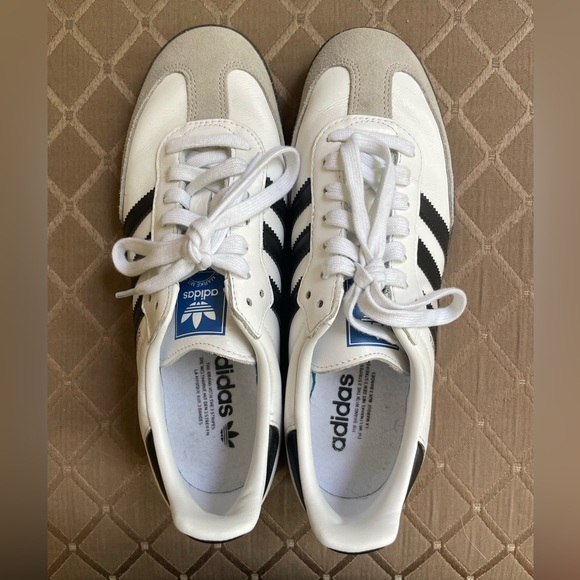 Adidas Sambas Women’s Size 9 Black/White/Grey - Picture 5 of 9